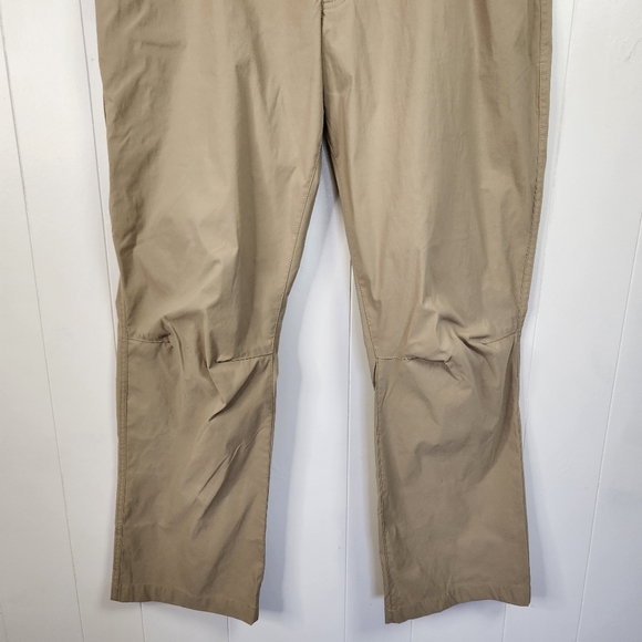 Eddie Bauer Mens Tech Pants Beige Tan Size 38x30 Hiking Outdoors UPF50 Active - Picture 3 of 11